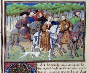 Kral ve Kraliçe ava gidiyor (Valois