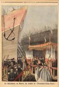 Devlet başkanının kızı Lucie Faure ve Le Havre belediye başkanı Louis Brindeau
