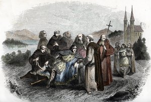 Legende des enerves de Jumieges: Merovenj kralı II. by Unknown artist