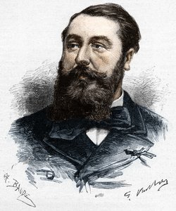 Leo Delibes (1836-1891), Fransız müzisyen ve besteci. Charles Baude tarafından Gaston Vuillier