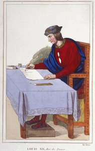 Louis XII (1462 -1515), Fransa Kralı 1830 gravür by Unknown artist