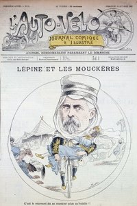 Lépine ve Mouckères - 12/12/1897 tarihli “”Auto-Vélo”””da, Bibl.de la ville de Paris. by Unknown artist