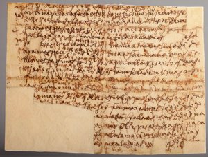 el yazması. Beas de Segura keşişlerine 7 numaralı mektup. Kağıt. Bölüm 2. 18 Kasım 1585. by Unknown artist
