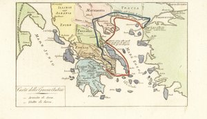 Antik Yunanistan Haritası by Unknown artist
