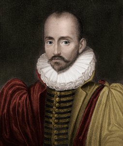 Michel Eyquem de Montaigne 1533-1592 - gravür - 19. yüzyıl by Unknown artist