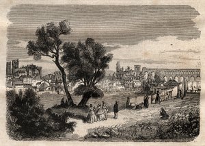 19. yüzyılda Montpellier - 19. yüzyılda Montpellier - by Unknown artist