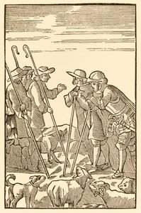 Dağ Nefis şimdi onlar çıkıyor Hacılar Bu Dünyadan, Gelecek Olanlara İlerliyor John Bunyan (1628-1688) Hristiyan ve Umutlu Çobanlarla Buluşuyor: Bilgi, Tecrübe, Wat by Unknown