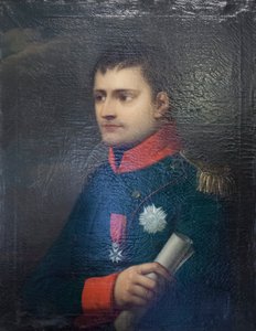 Napolyon I, Fransız imparatoru ve İtalya kralı, 19. yüzyılın başları (tuval üzerine yağlıboya) by Unknown artist