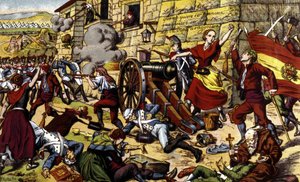 Napolyon Savaşları: Zaragoza Kuşatması (15 Haziran - 14 Ağustos) by Unknown artist