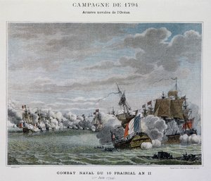 Deniz muharebesi, du 10 kır An II (1794) - “” Napolyon
