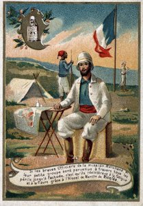 Marchand Misyonu Görevlisi. 19. yüzyıl kromolitografisi by Unknown artist