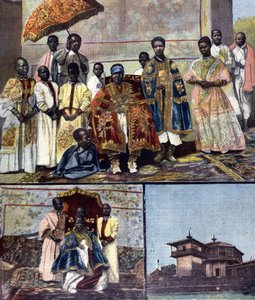 En üstte II. Menelik