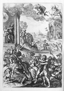Ovidius (Ovidius) - 15. kitap için illüstrasyon - (P. Ovid