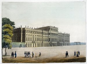 19. yüzyılda Schonbrunn Sarayı by Unknown artist