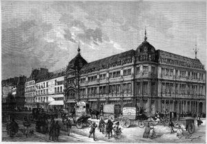 Paris 1872: yeni mağazalar, “Au bon Marché”. by Unknown artist