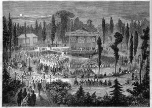 Paris VIII. bölge - avenue des Champs-Elysees (Champs Elysees) - 1868
