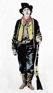 Pat Garrett (1850-1908), James Brent ve John William Poe (1850-1923), Lincoln County şerifleri, c1880-1882 (1954). by Unknown artist