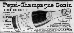 Pepsi Şampanya Gonin (Gonin markasından Pepsi-Şampanya). Digestif, Reims