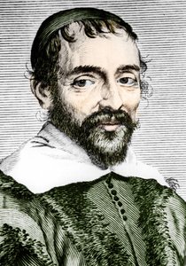 Pierre Gassendi (1592-1655), Fransız filozof, astronom, matematikçi ve fizikçi. by Unknown artist