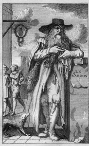 Pierre de Montmaur (1576 -1650) bilgin, Latince ifadenin Fransız şairi - gravür by Unknown artist