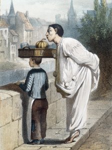 Pierrot bir meyve kokuyor - ve.n.d., 19. yüzyılın sonları by Unknown artist
