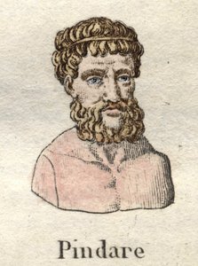 Pindare (MÖ 518-v. 438), Yunan opera şairi. by Unknown artist