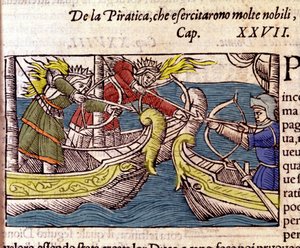 Korsanlık, birçok İskandinav asil kadını tarafından uygulandı. Olaus Magnus