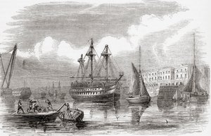 Plymouth, İngiltere (gravür) by Unknown artist