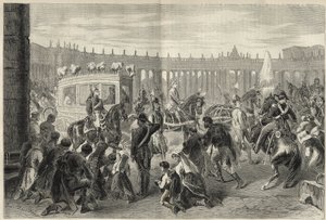 Papa Pius IX (Pius Pio) 15 Ağustos 1869 bayramı münasebetiyle Francais Saint Louis Kilisesi
