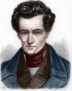 Portre Armand Carrel (1800-1836), Fransız gazeteci. by Unknown artist