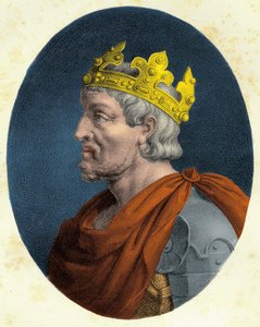 Portre Pepin the Brief (c. 714 - 768). by Unknown artist