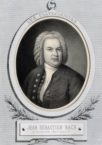 Madalyonlu portre Jean Sebastien Bach (Johann Sebastian Bach) by Unknown artist