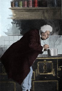 Fırınlarda Alexandre Dumas pere (1802 - 1870) portresi. by Unknown artist
