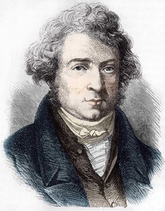 André Marie Ampère (1775 - 1836) Fransız fizikçinin portresi. by Unknown artist