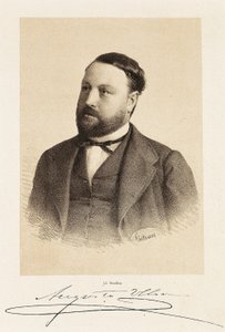 Augusto ULLOA (1823-1879), İspanyol politikacı portresi. Gravür Madrid, Ulusal Kütüphane. by Unknown artist