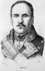 Baldomero Espartero, Zafer Dükü, General ve İspanyol devlet adamının portresi (1793 - 1879) by Unknown artist