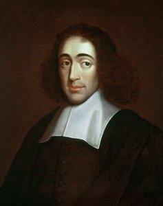 Hollandalı filozof Baruch Spinoza'nın (1632-1677) portresi, Bento de Spinoza veya Benedictus de Spinoza veya Benedictus de Spinoza olarak da bilinir - anonim resim. Özel koleksiyon. by Unknown artist