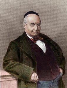 Charles Auguste Sainte Beuve (1804-1869), Fransız yazar. 19. yüzyılın gravürü. Özel koleksiyon. by Unknown artist