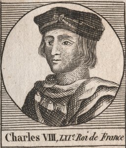 Charles VIII (1470-1498) portresi Valois Hanedanlığının Fransız Kralı - VIII. by Unknown artist
