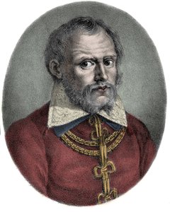 Cypriano de Rory veya Cypriano de Rory (1515-1565) Flaman bestecinin portresi. by Unknown artist