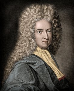 Daniel de Foe veya Defoe (1660-1731), İngiliz yazar ve gazeteci portresi - Daniel Defoe (1660-1731) - İngiliz romancı ve gazeteci by Unknown artist