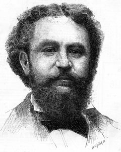 Fransız yazar Emile Bergerat
