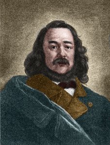 Ferdinand Freiligrath (1810-1876) Alman yazar portresi. by Unknown artist