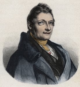 Franz Xaver Gabelsberger (1789-1849) İngiliz mucit portresi by Unknown artist