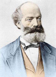 Friedrich August Kekulé von Stradonitz Alman kimyager (Darmstadt) portresi by Unknown artist