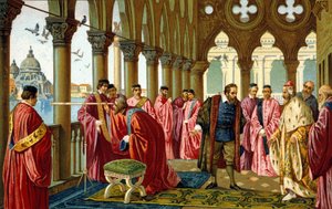 Galileo Galilei dit Galileo (1564 - 1642) portresi, Venedik