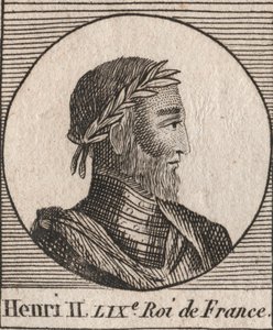 Henry II (1519-1559) Portresi Fransa Kralı - Henry II (1519-59), Fransa Kralı - Charles Constant Le Tellier 1821