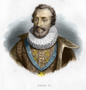 Henry IV (1553 - 1610), 19. yüzyıl oyma Fransa Kralı portresi by Unknown artist
