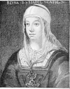 Isabella I Katolik portresi (1451 - 1504), Kastilya Kraliçesi. by Unknown artist
