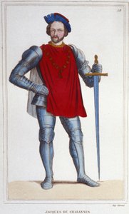 LA PALICE Lordu Jacques de Chabannes'ın portresi. Fransa Mareşali 1470-1525. by Unknown artist